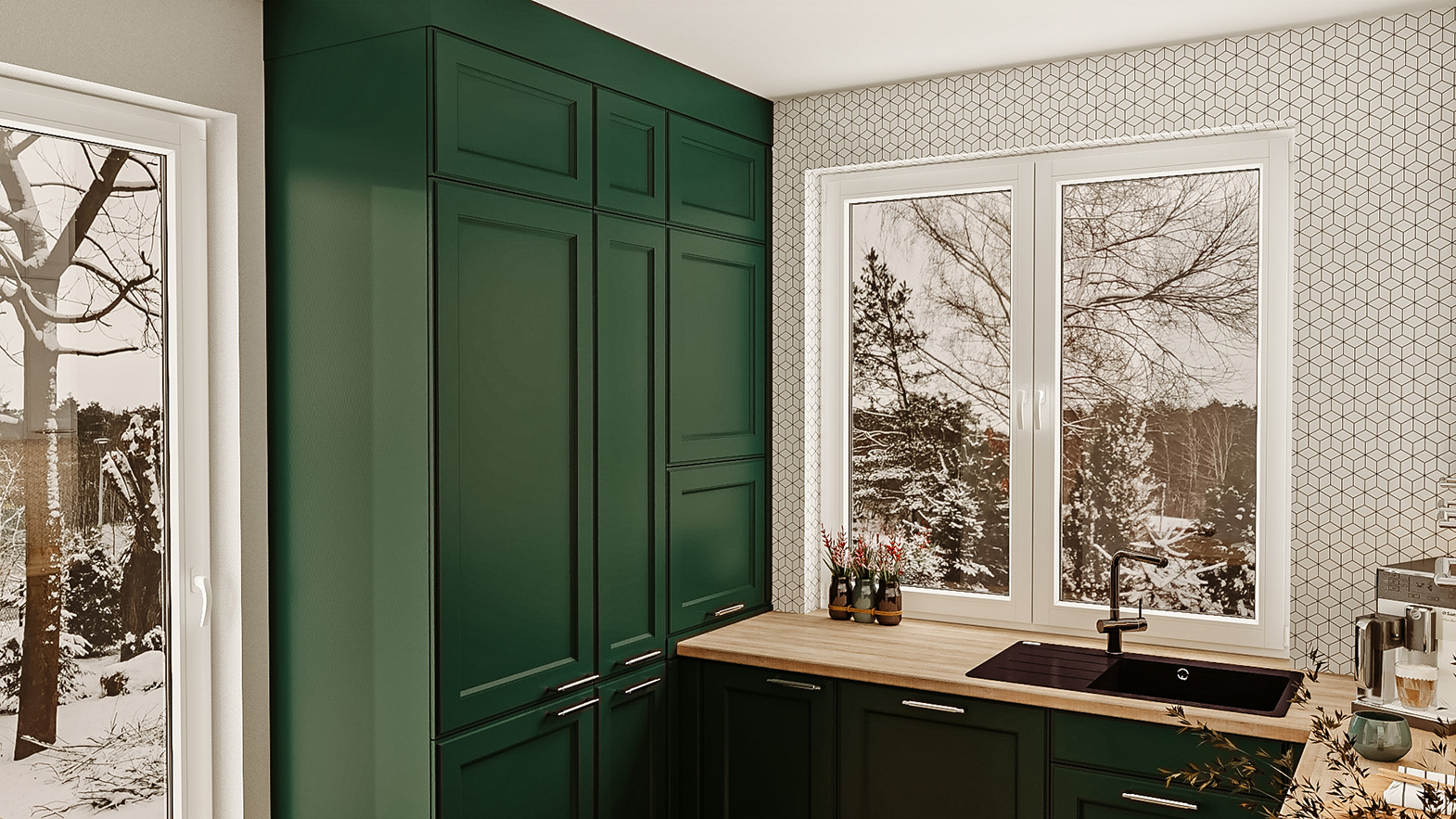 czy warto zrobić kuchnię pod sufit