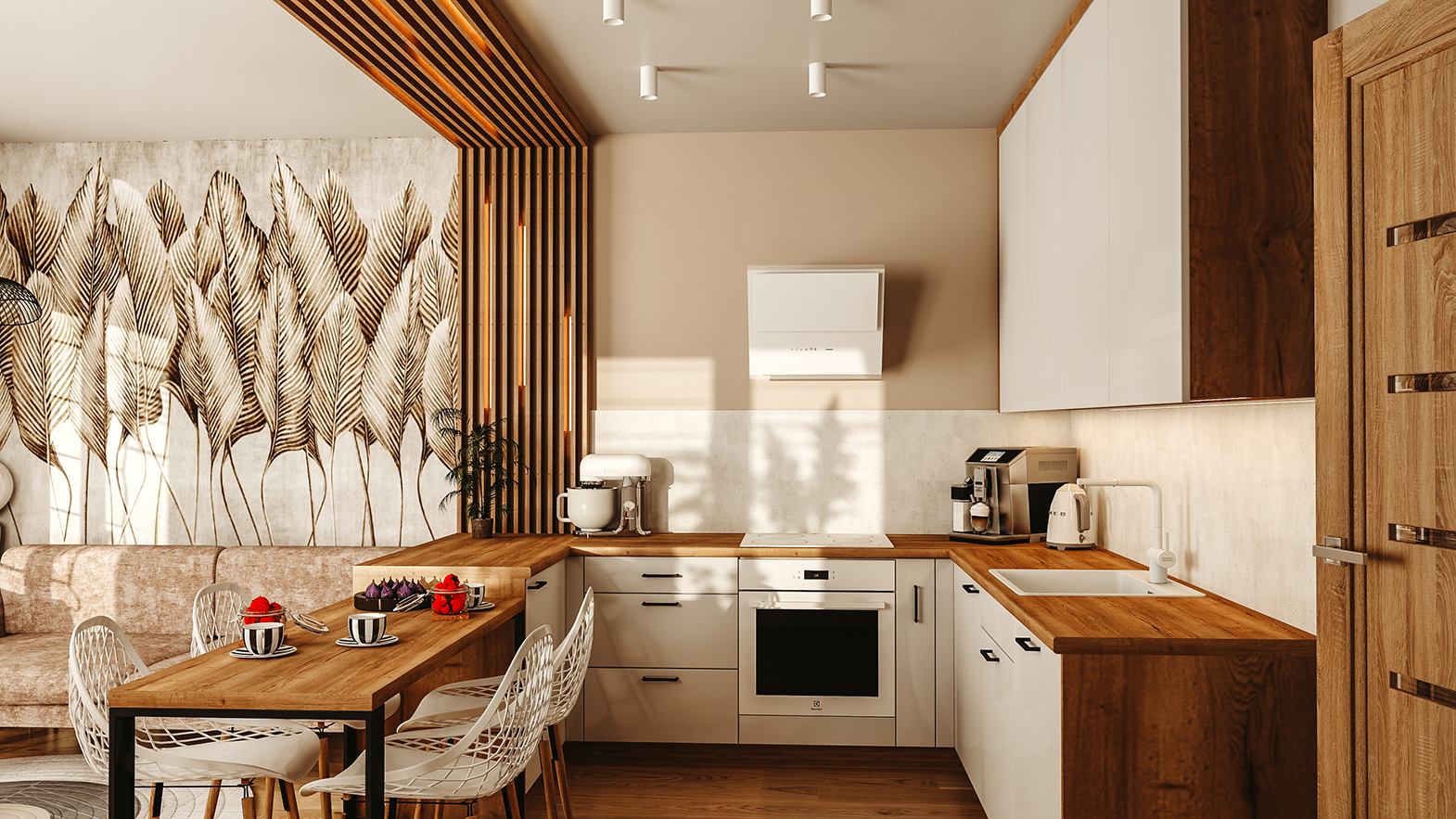 jak zaprojektować małą kuchnię