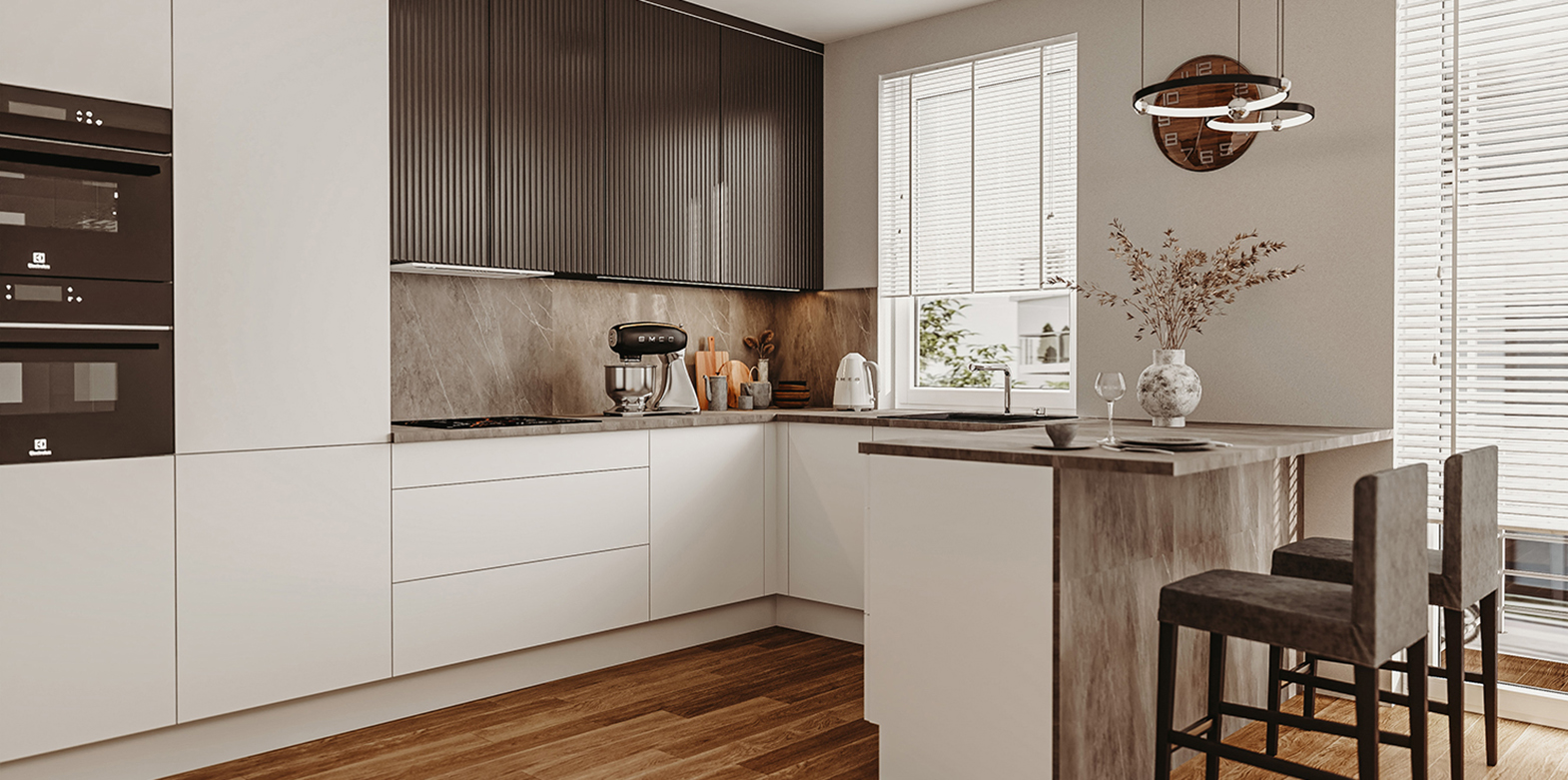 koszt kuchni z frontami ryflowanymi