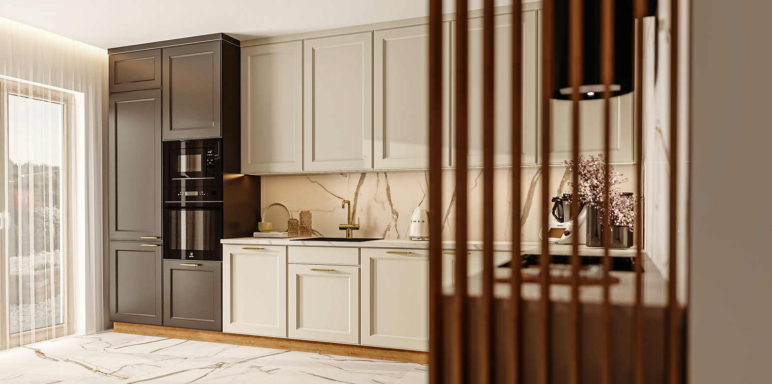 meble kuchenne do samego sufitu