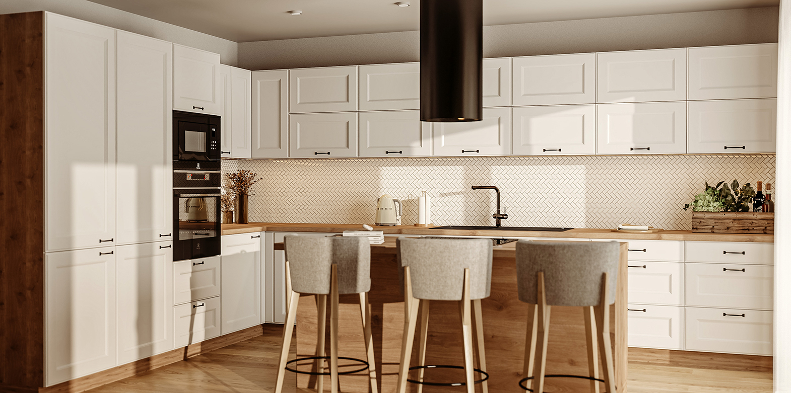 kuchnia otwarta z salonem