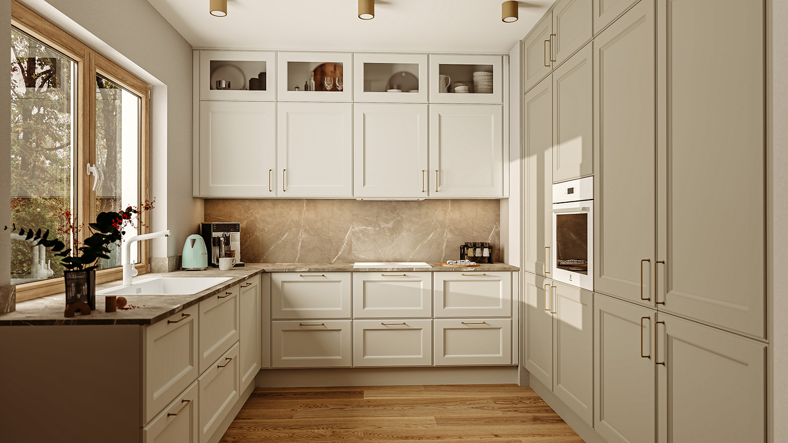 jakie są strefy robocze w kuchni